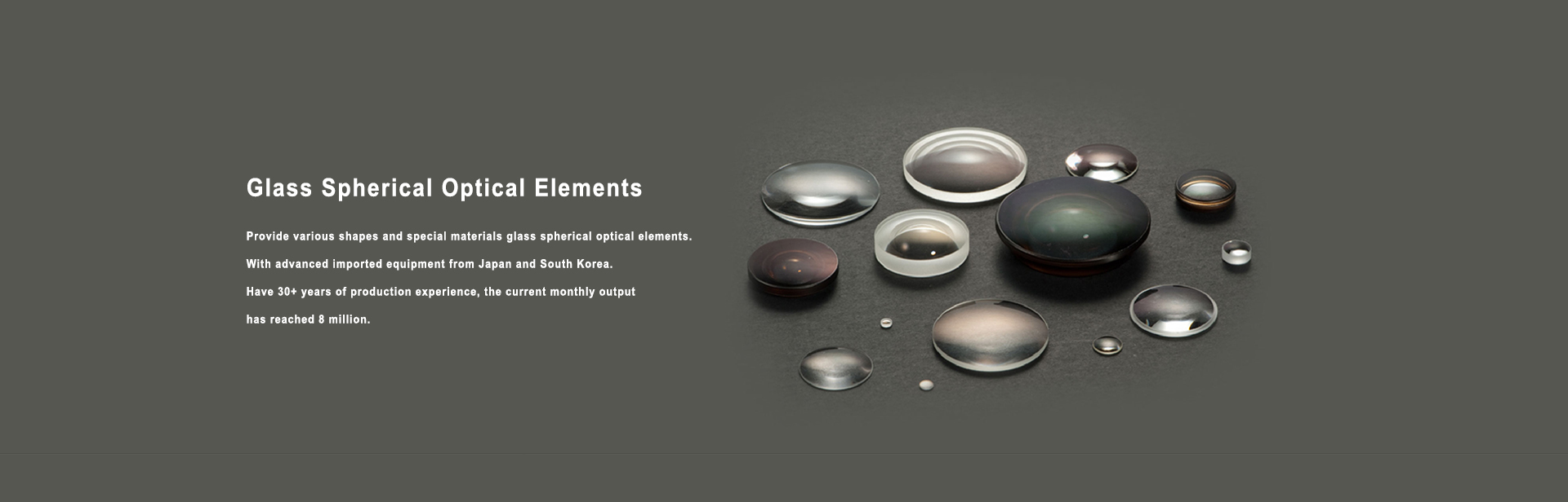 Glass Spherical Lens Elements