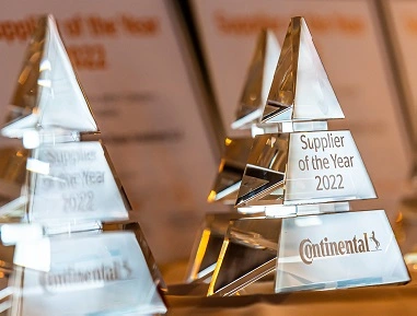 Sunny Automotive Optech Wins Continental's Best Supplier Award for Three Consecutive Years